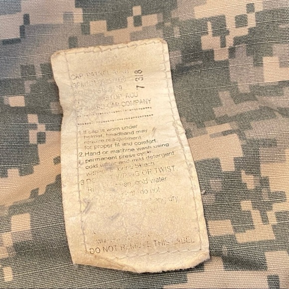 US Military Issue Army Digi Camouflage Cap Hat 7 3/8 - Picture 9 of 12